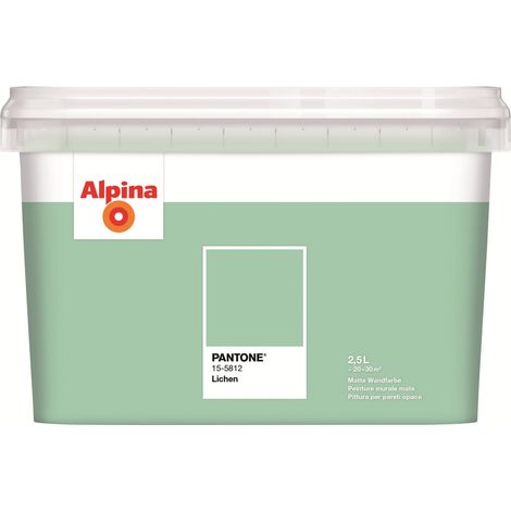 Alpina Wandfarbe Pantone matt lichen 2,5 L Wandfarbe