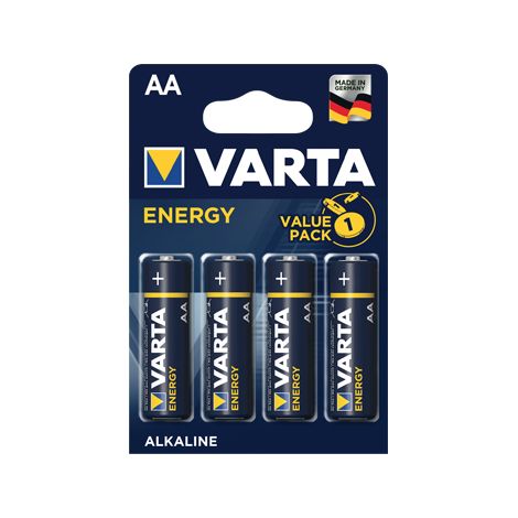 PILA STILO AA ENERGY VARTA - ALCALINA VOLT 1,5 CF=PZ 4- 20 confezioni