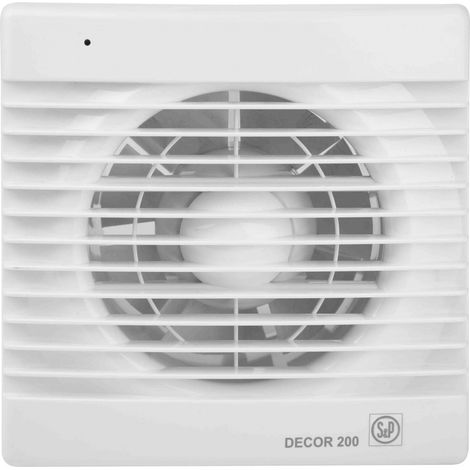 Aérateur extra-plat, 185 m3/h, 20W, temporisation réglable, D 120 mm S&P (UNELVENT) 402984