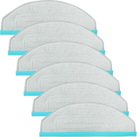 Juego de 6 almohadillas para fregona, toallitas de repuesto, apto para fregonas accesorias Yeedi, fregonas para aspiradoras robot, juego de accesorios para aspiradoras robot (1/5)