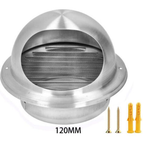 160 extracteur externe en acier inoxydable évent externe réutilisable sortie de Ventilation d'air ronde pour la cuisine