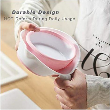 Louche A Eau - Silicone Et Plastique - 1 2 L - Pliable Avec Trou De Suspension - Pour Cuisine Bain Camping - 1 Piece (1/5)