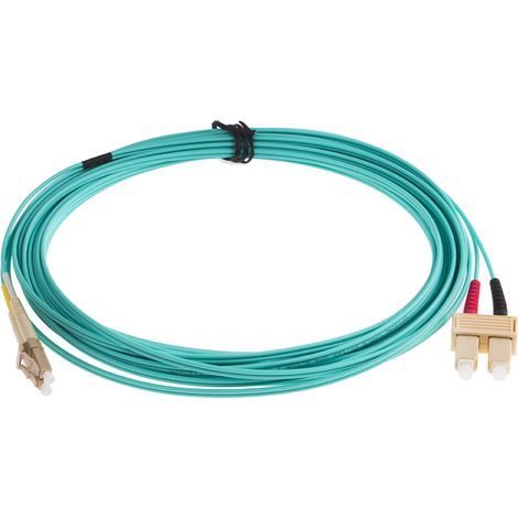 Câble fibre optique RS PRO 10m Avec connecteur / SC, OM3 Multi-mode ( Prix pour 1 )