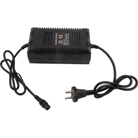1 chargeur de batterie 36V, entrée universelle 90-240V, sortie 36V 1,6-2,0A, connecteur M16 à 3 broches, prise UE (1/5)