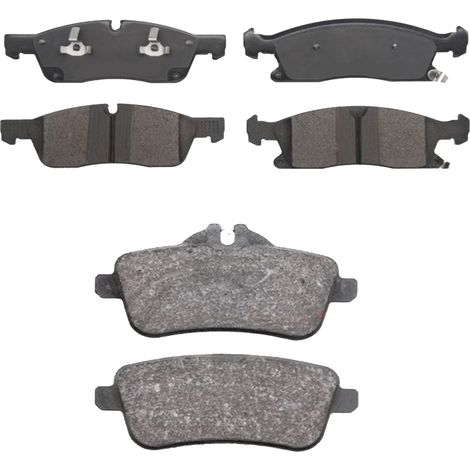 KIT PASTIGLIE FRENO ANTERIORI E POSTERIORI compatibile con MINI (F55) / PASTIGLIE FRENANTI AUTO OEM P 06 034  P 06 097,P 06 090 / SOSTITUZIONE DIRETTA / BASSA POLVERE / SILENZIOSO (1/4)