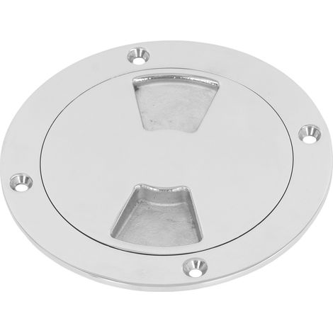 Plaque ronde de pont de bateau en acier inoxydable 316 amovible, trappe d'inspection marine pour bateau/camping-car, 7,6 cm (3 pouces) (1/5)