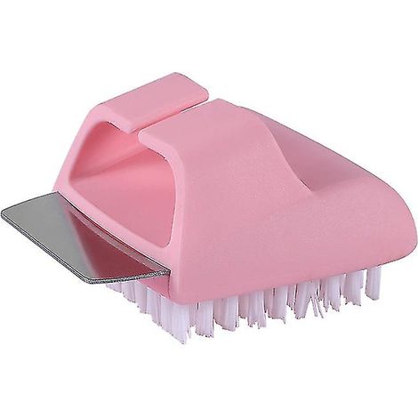 Brosse de nettoyage pour grille de four X, pelle de nettoyage pour barbecue, brosse pour barbecue, brosse de nettoyage deux-en-un pour barbecue (rose)-AquaForge