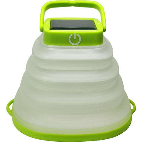 Lampe LED solaire pliable et portable en caoutchouc souple, 3 modes d'éclairage, télescopique, imperméable, rechargeable (1/5)