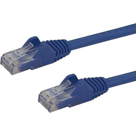 StarTech.com 1m Cat6 Snagless Gigabit UTP Netzwerkkabel - Cat 6 RJ45 Netzwerkkabel mit Knickschutz - Blau (1/5)