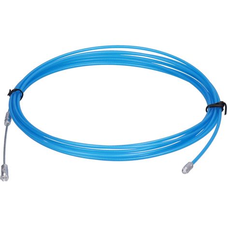 Câble en acier à haute résistance, gainé de plastique bleu, pour ascenseur et grue, 5 m / 5,47 yd