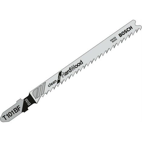 BOSCH T101BF (pkt of 5) Clean for hardwood 100mm