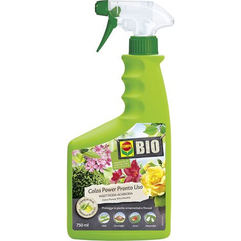 COMPO BIO Colza Power Pronto Uso PFnPO, Insetticida-Acaricida, Protezione di Piante Ornamentali e Floreali, 750 ml (1/5)