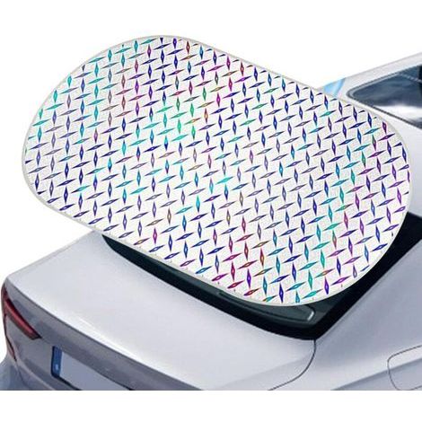 JSSEVN - Car rear window sunshade, magnetic rear window sunshade, foldable window protector, car accessories (110x50 cm) (1/4)