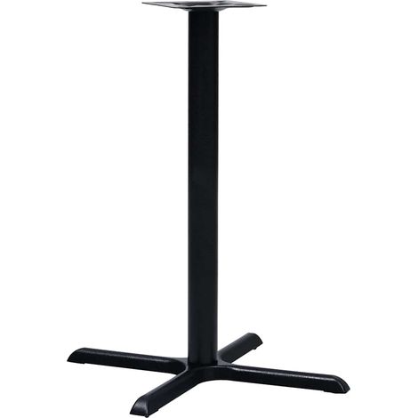vidaXL Pied de table de bistro Noir 76x76x107 cm Fonte (1/5)