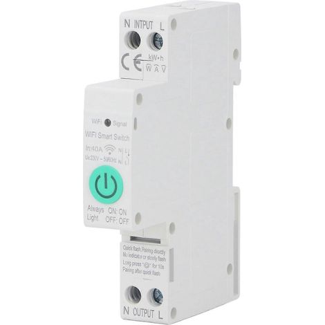 WLAN-Leistungsschalter 1P 40A Fernbedienung Sprachsteuerung DIN-Schienen-Smart-Leistungsschalter mit