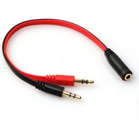 Adattatore Mozos ASM2 1x Jack verde - 2x Jack tubolare da 3,5 mm (1/4)