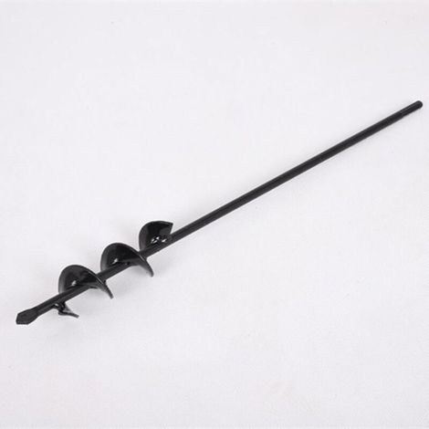 Aménagement paysager de jardin, outils de creusement et de plantation de sols meubles, foret à tarière, tarière de plantation simple,Diamètre 4 cm Longueur 45 cm (1/4)