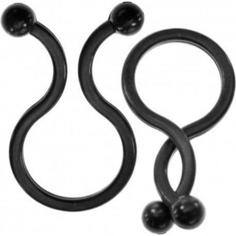 Attache-Câble Twist - Diamètre 3,5 à 5 mm - Noir - Lot de 10 pièces (1/2)