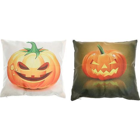 Lot de 2 taies d'oreiller pour décorations d'Halloween (1/3)