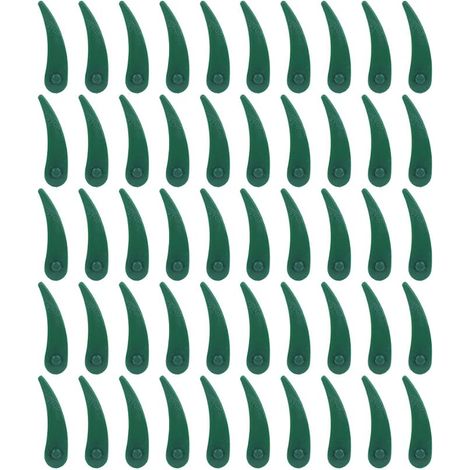 Paquet de 50 Lames En Plastique Coupe-Herbe, Lames de Rechange Pour Tondeuse à Gazon, Agriculture, Foresterie, Art 23-18 Li / 26-18 Li Accessoires De Rechange Pour Tondeuse à Gazon (1/5)