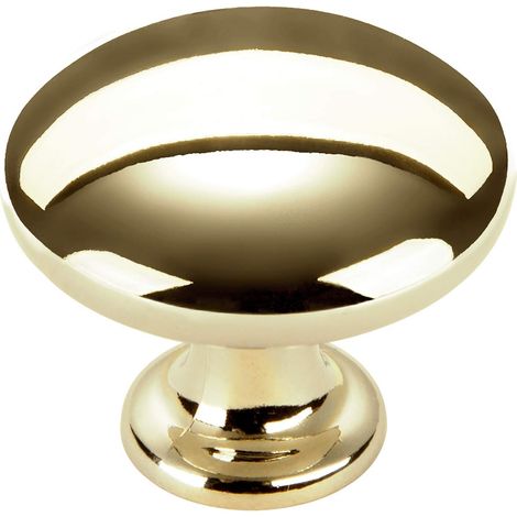 Möbelknopf K-02 Ø 30 mm Messingoptik
