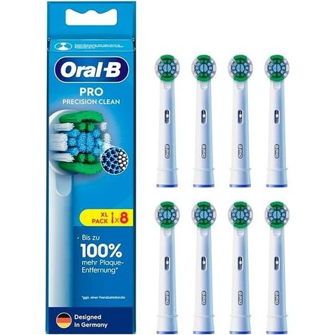 Braun Oral-B Testine di Ricambio Pro Precision Clean 8 Pezzi