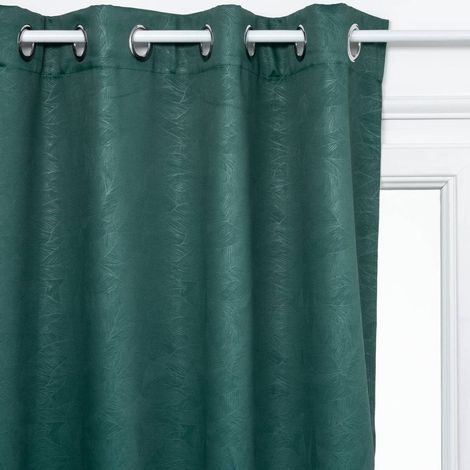 Cortina blackout Hojas - verde - 140x260 cm - Atmosphera créateur d'intérieur
