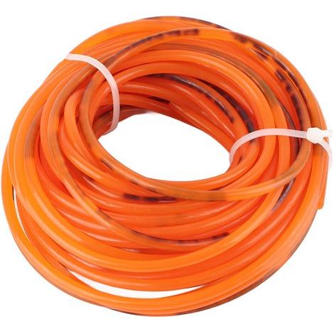 Runder, glatter, orangefarbener Polyurethan-(PU-)Riemen für Antriebstechnik (3 mm x 10 m) (1/5)