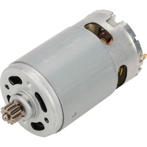 Moteur DC Industriel 12V à Deux Vitesses avec Engrenage 12 Dents pour Accessoires de Perceuse Électrique (1/5)