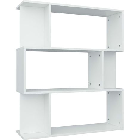 Maison Exclusive - Libreria/Divisorio Bianco 80x24x96 cm in Legno Ingegnerizzato