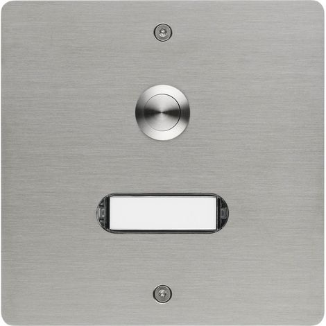 Grothe ETA 401 V2A Etagenplatte, Edelstahl, Unterputz, 55401