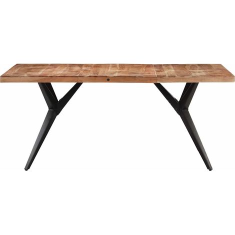 Maison Exclusive - Esstisch 160x80x76 cm Massivholz Akazie (1/5)