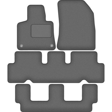 Tappetini auto in velluto color grafite per: Citroen C4 Grand Spacetourer 7 posti (2013-2021) (1/5)