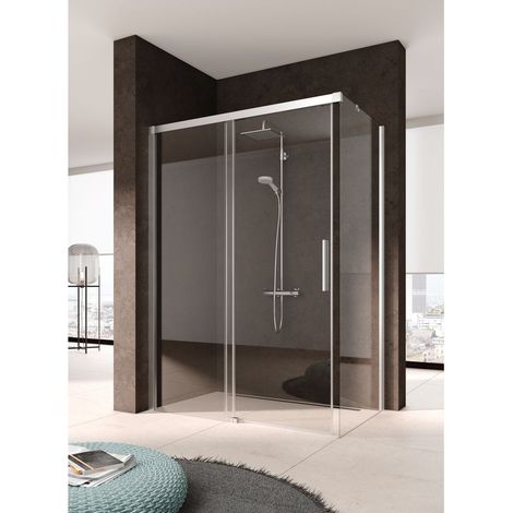 Kermi Paroi latérale Nica TWL 0750x 2000 BV : 725-750 SIHG verre trempé Opaco Clean (1/3)