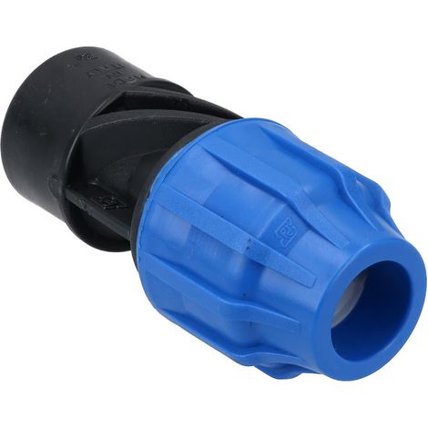 Raccord de compression femelle adaptateur MDPE 20 mm x 3/4" pour tuyau d'eau (1/5)