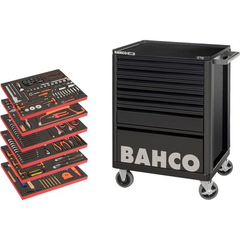 Bahco LARGE LARGE Tool Trolley General Purpose Tool Kit, 346 Piece BAHLARGE