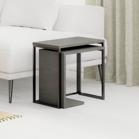 Decortie Zigosh Modern Coffee Table  Multipurpose  H 46.8cm - Retro Grey (1/4)