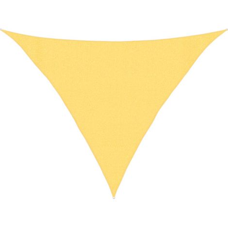 Vela Parasole Telo Ombra Parasole a Vela 160 g/m² Beige 3x3x4,2 m in HDPE (1/4)