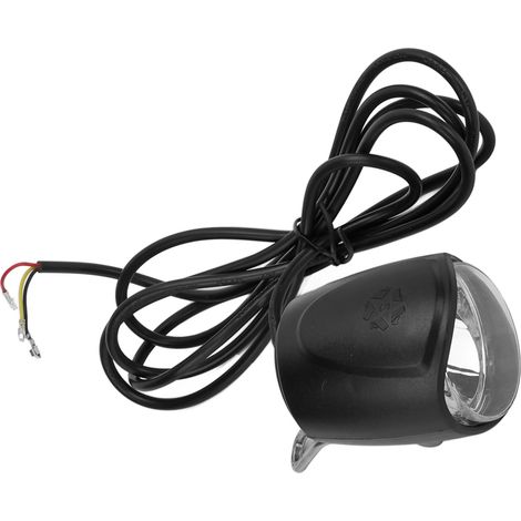 Phare avant LED 24V-80V avec klaxon pour vélo électrique en extérieur (1/5)