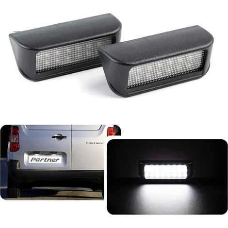 LED-Kennzeichenbeleuchtung für Peugeot Partner Expert Berlingo Dispatch Van (1/5)