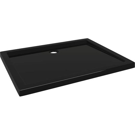 Maison Exclusive - Plato de ducha rectangular negro ABS 80x100 cm