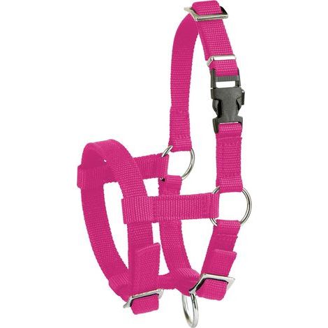 Alpaca Halter, Clip Closure, Adjustable, Soft Polypropylene, Pink, Breeding Care (1/2)