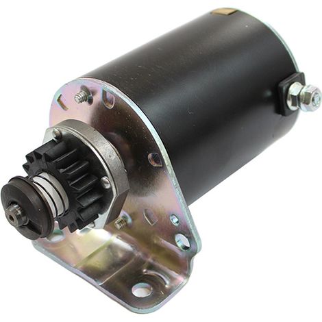 Démarreur moteur Briggs et Stratton – Pignon plastique 16 dents – Longueur 108 mm – Remplace les références 499521 et 795121 (1/5)