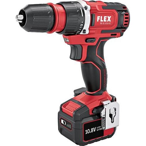 Perceuse-visseuse sans fil Flex DD 2G 10,8 V, avec 2x Batteries 4,0 Ah et Chargeur (1/5)