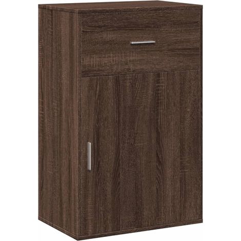 Maison Exclusive - Armadietto Rovere Marrone 56,5x39x90 cm in Legno Multistrato