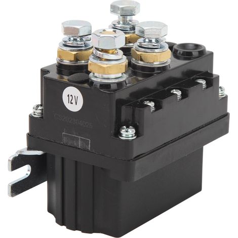Treuil 12V 500A Contacteur Relais Contrôleur pour Treuil 8000-15000lb VTT UTV SUV Remorque Pompe Hydraulique Vérin Levage (1/5)