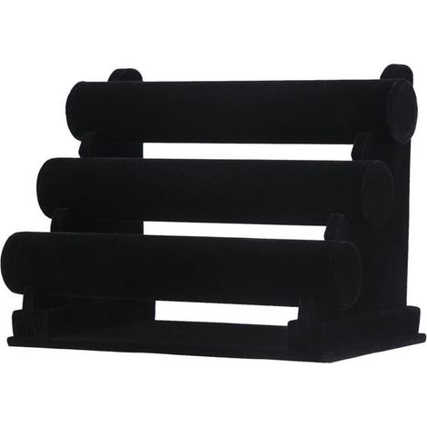[NIE BENUTZT]3-stufiger Armbandhalter, Ausstellungsstand, Aufbewahrung für Uhren, Armbänder, Halsketten, Schaufenster