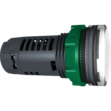 Harmony voyant LED XB5 monolithique blanc 24V SCHNEIDER XB5EVB1 (1/2)