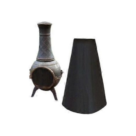 Housse étanche pour cheminée extérieure chauffage de terrasse de jardin (1/3)