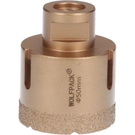 corona diamante para amoladora ø 50 mm. conexión rosca m14. corte seco (1/3)